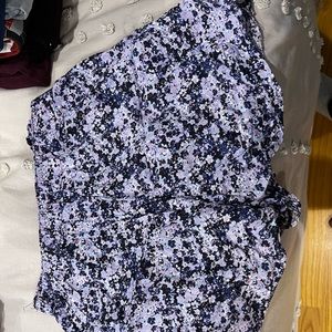 floral flowy shorts